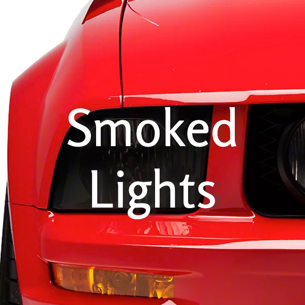 Smoked headlights